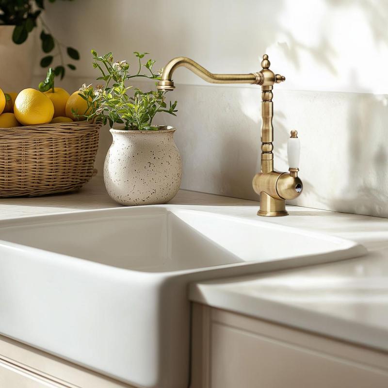 Franke Particolare Old England klassische Küchenarmatur Bronze 115.0028.205