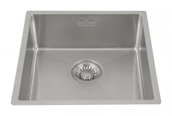 Lorreine 40R Luxury Edelstahl Küchenspüle 40x40 cm Unterbau, flächenbündig und Oberflächen-Einbau 1150178227