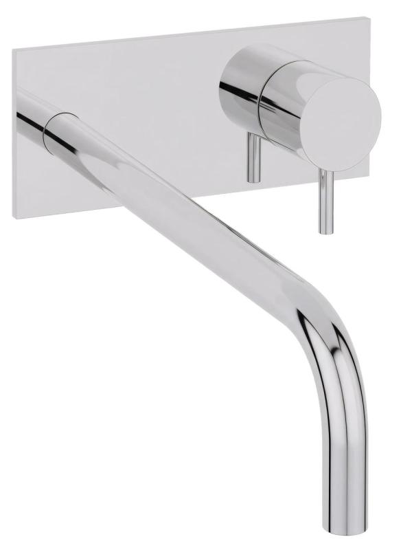 Waterevolution Flow Unterputz-Waschtischarmatur mit Abdeckplatte Chrom, Auslauf 25cm T1161B01-25