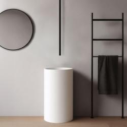 Waterevolution Flow Decken-Waschtischarmatur Auslauf Schwarz matt T1678PR