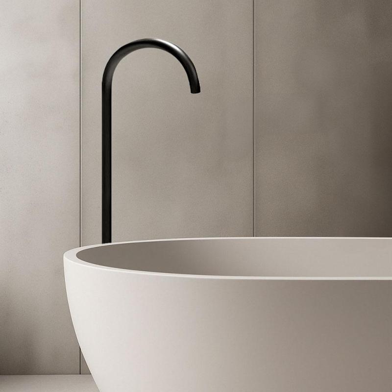 Waterevolution Flow Wannenauslauf stehend mattschwarz T1673PR