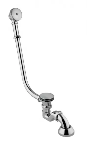 PB Badewannenablauf mit Push-Open-Stecker für freistehende Badewanne Edelstahl 1208677042