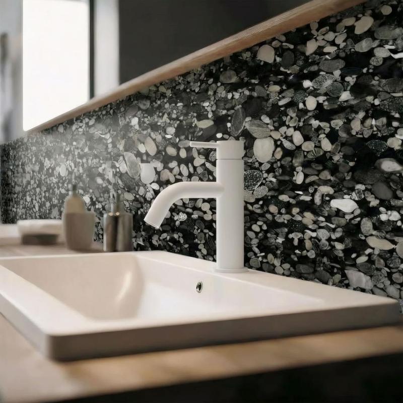 Waterevolution Flow Waschtischarmatur matt Weiß T1101ABR