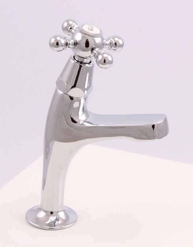 PB Classic washbasin tap with star handle cold water small model chrome 1208855682