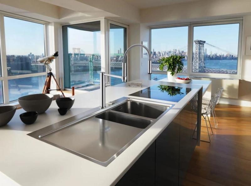 Franke Pescara Semi Pro 360 Küchenarmatur mit flexiblem Auslauf, Chrom 115.0393.976