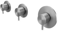 Waterevolution Flow Unterputz-Duschthermostat mit 2 Absperrventilen Edelstahl 1208916472