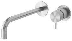 Waterevolution Flow Einbau-Waschtischarmatur Edelstahl mit Auslauf 21 cm T1.16BIEV2