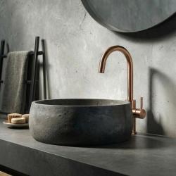 Waterevolution Flow Waschtischarmatur, hohes Modell PVD, gebürstetes Kupfer T1121FCPE