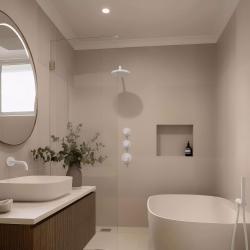 Waterevolution Flow Unterputz-Duschthermostat mit 2 Absperrventilen Weiß matt 1208953386