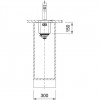 Franke Mythos MYX 110.16 rvs kleine spoelbak 16x40cm onderbouw 1208953659