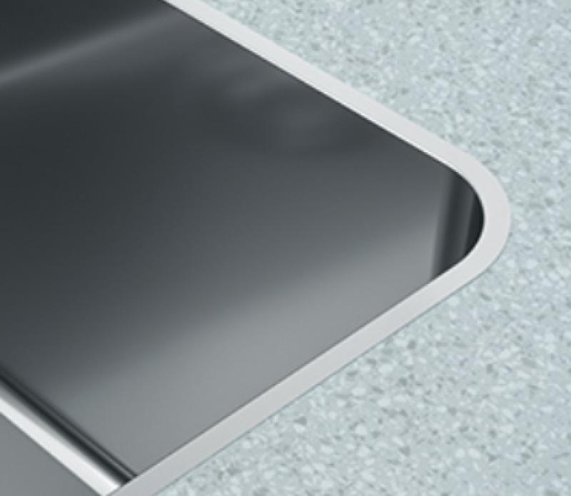 Franke Mythos MYX 210.55 Edelstahlspüle 55x40cm für flächenbündigen Einbau 127.0658.062