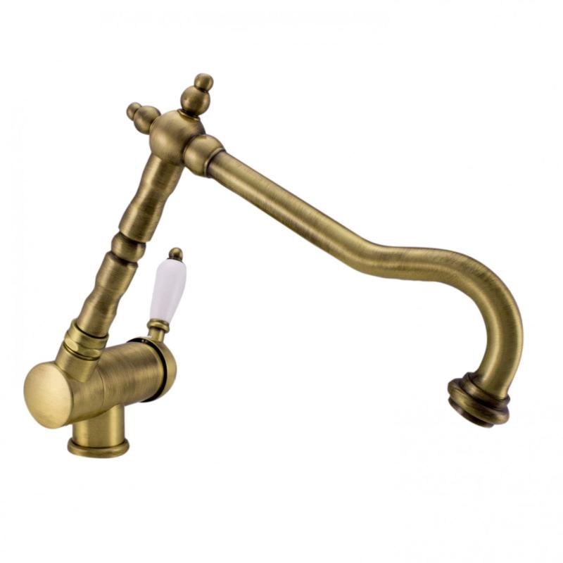 PB Vintage Nostalgic Fenster-Küchenarmatur klappbar, Bronze 1208953756