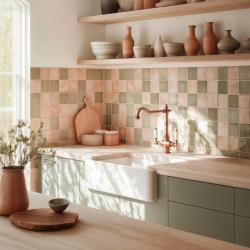 PB Nostalgische klassische Landhaus-Küchenarmatur, Kupfer mit weißen Griffen 1208953914