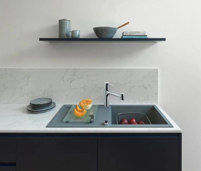 Franke Centro Küchenarmatur mit Auszugsbrause, Chrom 115.0600.131