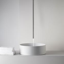 Waterevolution Flow Decken-Waschtischarmatur, Auslauf komplett Edelstahl T1678IE