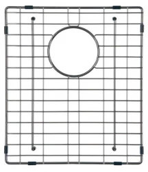 Lorreine Spüle-Bodengitter PVD Gun Metal Anthrazit 34x40cm 1208955095