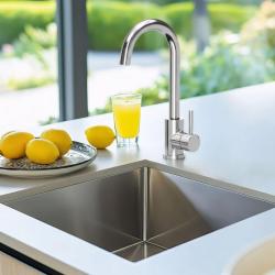 Quadri Coventry Küchenmischarmatur Chrom mit schwenkbarem Auslauf 1208956031