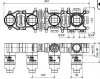 SB 316 AESTHETICS Round inbouw bad thermostaatkraan RVS 316