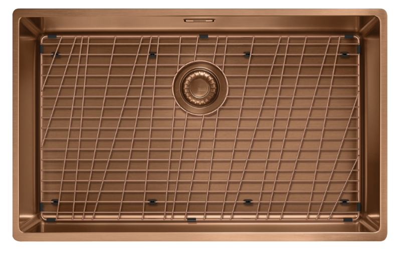 Franke Mythos Masterpiece BXM 210.68 Große PVD Kupfer 685x410mm Flachbau und Unterbau Spülbecken 127.0674.535