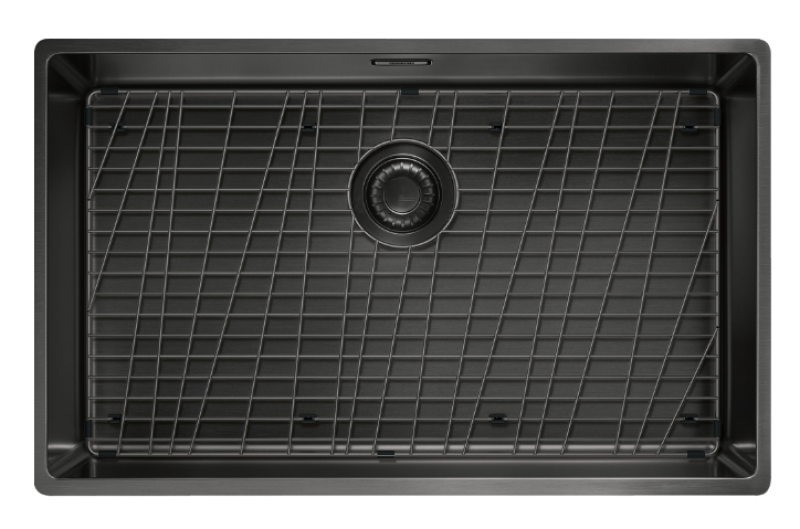 Franke Mythos Masterpiece BXM 210.68 Große Gun Metal PVD 685x410mm Flachbau und Unterbau Spülbecken 127.0674.440