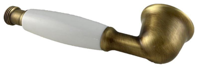 PB Classic Handbrause mit weißem Griff Bronze 1208957104