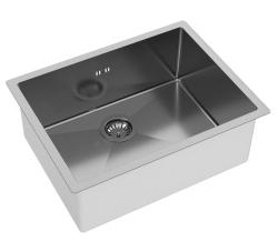 Ausmann Oder Edelstahlspüle 54x40cm, flächenbündig, Unterbau und Oberflächen-Einbau, extra tief 22cm 1208957113