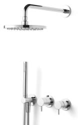 Waterevolution Flow Einbau-Duschset Chrom mit Thermostat-Regendusche und Handbrause 1208957343