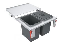 Franke Sorter Garbo 60-2 Einbau-Abfallsystem 2 x 18-Liter-Abfallbehälter 1210284027