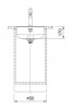 Franke Rondo ROX 210.38 ronde rvs spoelbak 43,9cm onderbouw , vlakinbouw en opbouw 127.0688.778