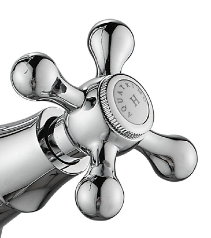 AquaTrimo Windsor classic nostalgic kitchen tap with angled spout, chrome 21WS7531CM