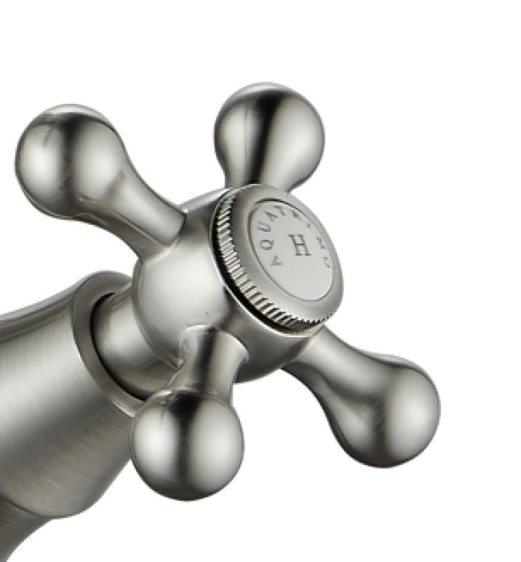 AquaTrimo Windsor klassische Küchenarmatur in Nostalgie-Look, Edelstahl 21WS7531NM