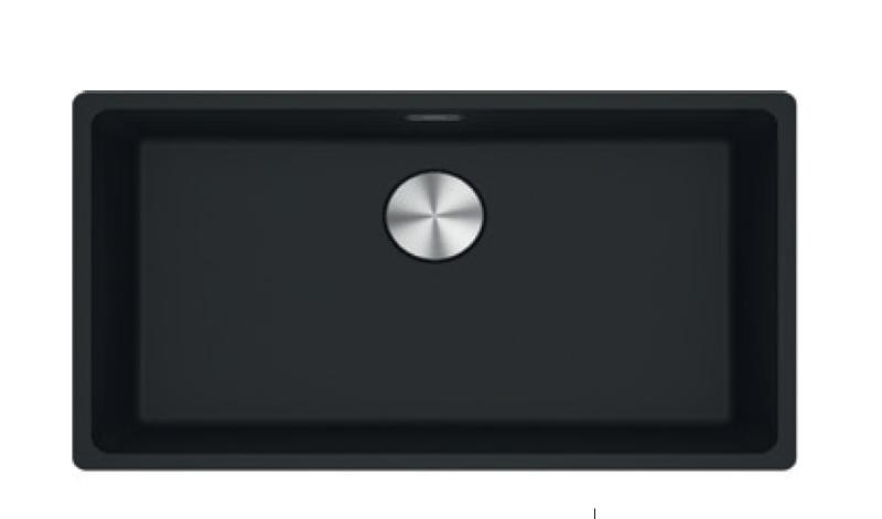 Franke Maris MRG 110-72 Fragranite Mattschwarz Unterbau-Spüle