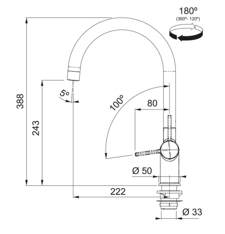 Franke Maris Wasser-Hub 4L Boiler 3-in-1 mit Touch elektronischem kochendem Wasserhahn Chrom mit Wasser-Hub Bypass 1208957947