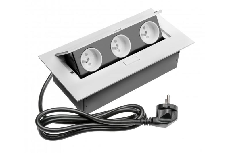 Rechteckige versenkte Steckdose 1208958681