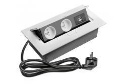 Rechteckige versenkte Steckdose 1208958687