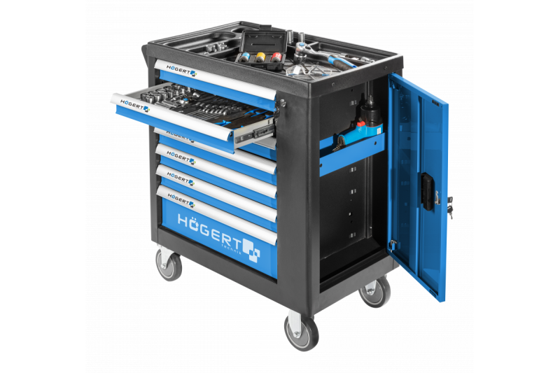 Hoegert Werkzeugschrank mit 7 Schubladen und Seitentür 1208962009