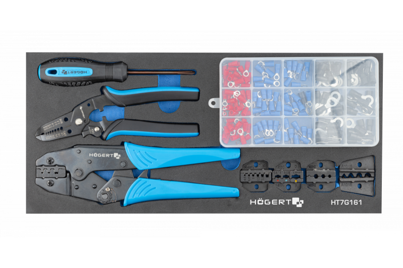 Hoegert Set of crimping pliers 158 pcs. 1208962067