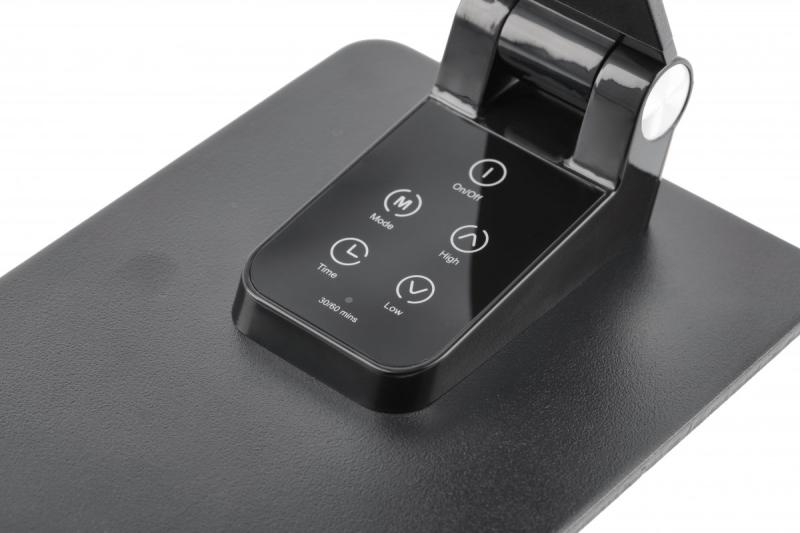 Decor Schreibtischlampe Loneos 12W 700lm AC220-240V 3-CCT 5-Stufen-Dimmung RA>80 USB schwarz 1208962502