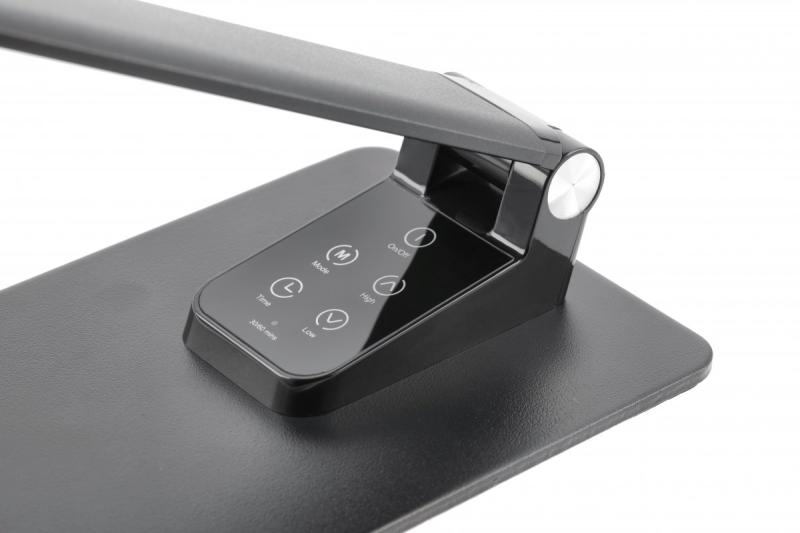 Decor Schreibtischlampe Loneos 12W 700lm AC220-240V 3-CCT 5-Stufen-Dimmung RA>80 USB schwarz 1208962502