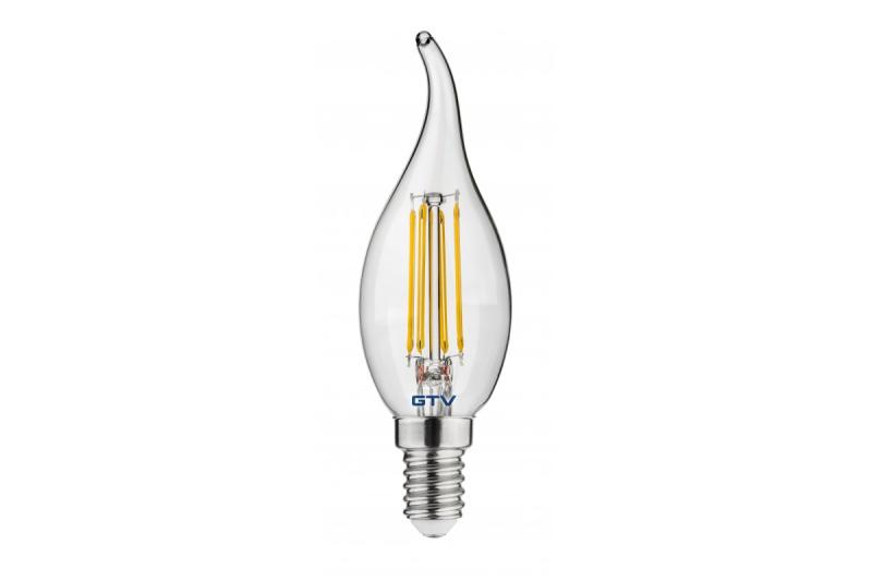 LED-Leuchte, FILAMENT, C35L, 4000K, E14, 4W, 440Im, AC220-240V/ 50-60Hz, RA>80, 360° 1208962688