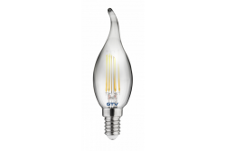 Dekoratives LED-Licht, FILAMENT, C35L, 27006, E14, 4W, 240lm, AC220-240V/ 50-60Hz, RA>80, 360° 1208962696