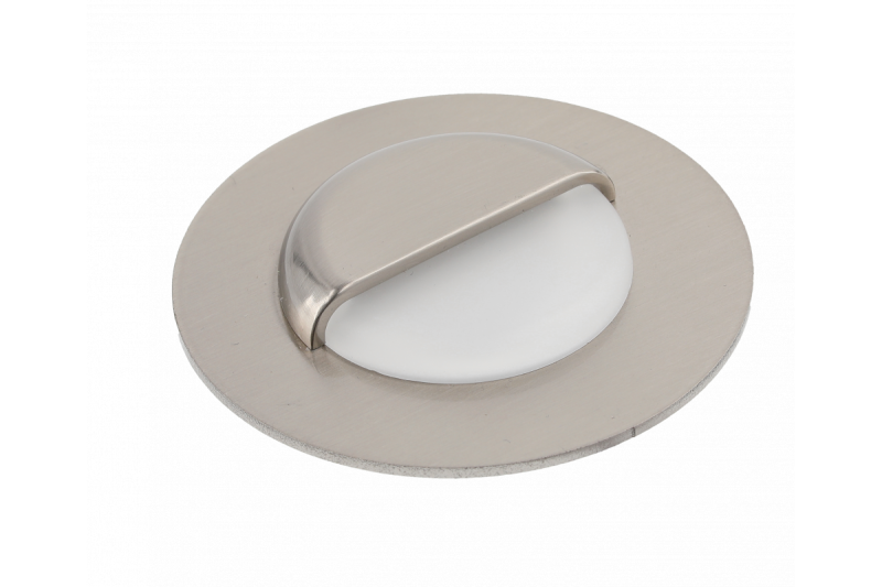 Decor LED Treppenleuchte ESCADA OB DC12V rund mit mattem Abdeckung 0,8W 70lm 4000K Edelstahlkabel 150cm