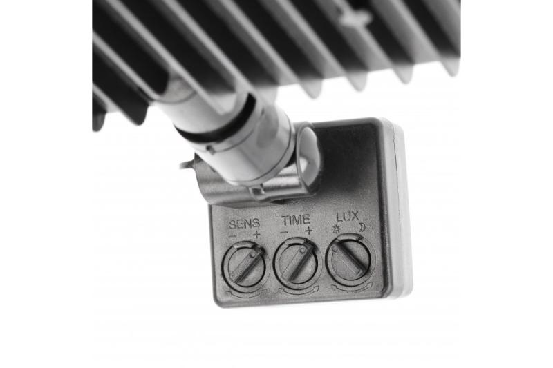 LED-Flutlicht iNEXT mit Bewegungssensor 20 W 1600 lm, PF>0,9, RA>80, IP65, 120°, 6400 K, schwarzes Gehäuse 1208962859