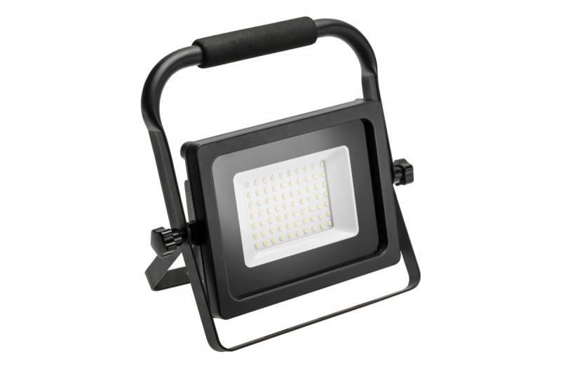 LED-Flutlicht iNEXT (tragbar) 30W 2400lm, PF>0,9, RA>80, IP65, 120°, 6400K, schwarzer Körper 1208962861