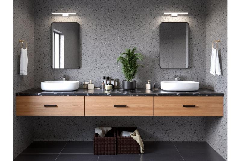 Decor LED-Leuchte Catania 600mm 12W AC220-240V 50/60Hz 4000K IP44 RA >80 960lm Weiß 1208962885