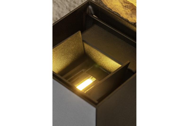 Decor MISSOURI-K LED-Lampe 7W 540lm AC220-240V 50/60 Hz PF>0,5 Ra≥80 IP54 IK08 4000K quadratisch schwarz 1208962994