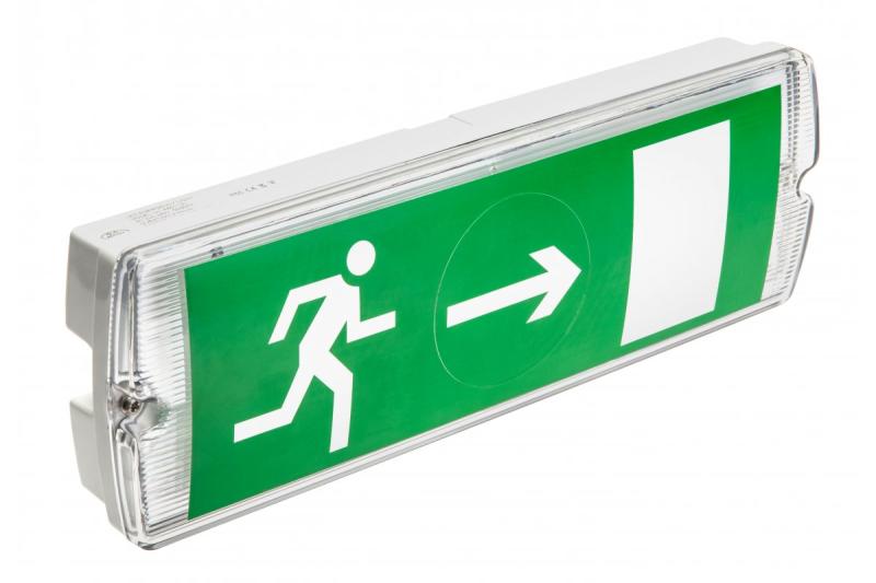 LED-Notleuchte SAHER-1 LED DUO, 3W, 300lm, AC220-240V, 50-60Hz, IP65, 1h, 6400K 1208963122