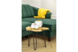 Haarnadel ARTO Bein mit Fuß, 2 Stangen, 12 x 711 mm, schwarz 1208963526