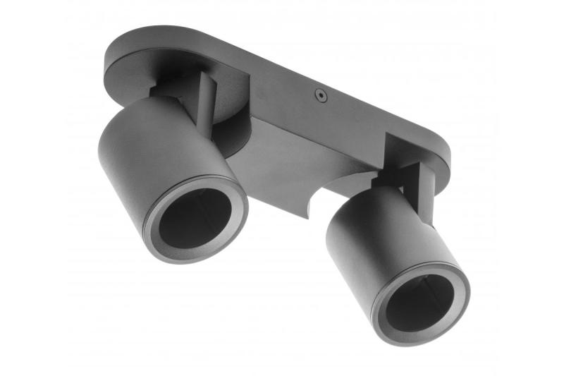 Decor Deckenleuchte BLINK AC220-240V 50/60 Hz GU10 max. 20W*2 IP20 doppelt schwarz 1208963842