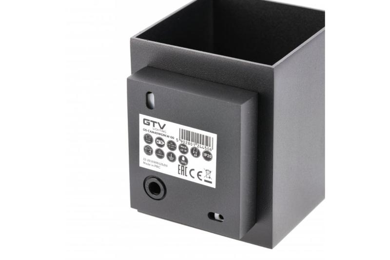 Decor Wandbefestigung CAMPIONE Aluminium G9 IP20 max. 40W IP20 quadratisch schwarz 1208963849